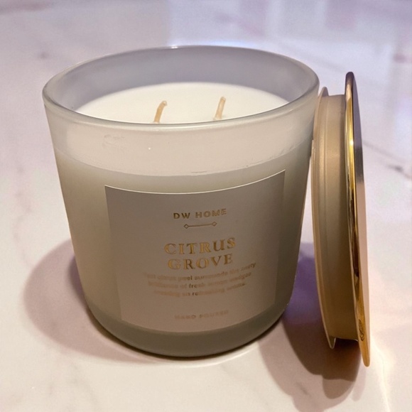 DW Home Citrus Grove Candle | 21.9 oz | With Lid | Lemon, Grapefruit & Bergamot - Picture 1 of 1